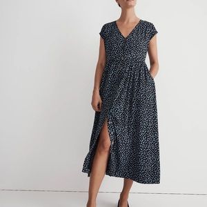 Madewell Button Front Midi Dress daisy small
